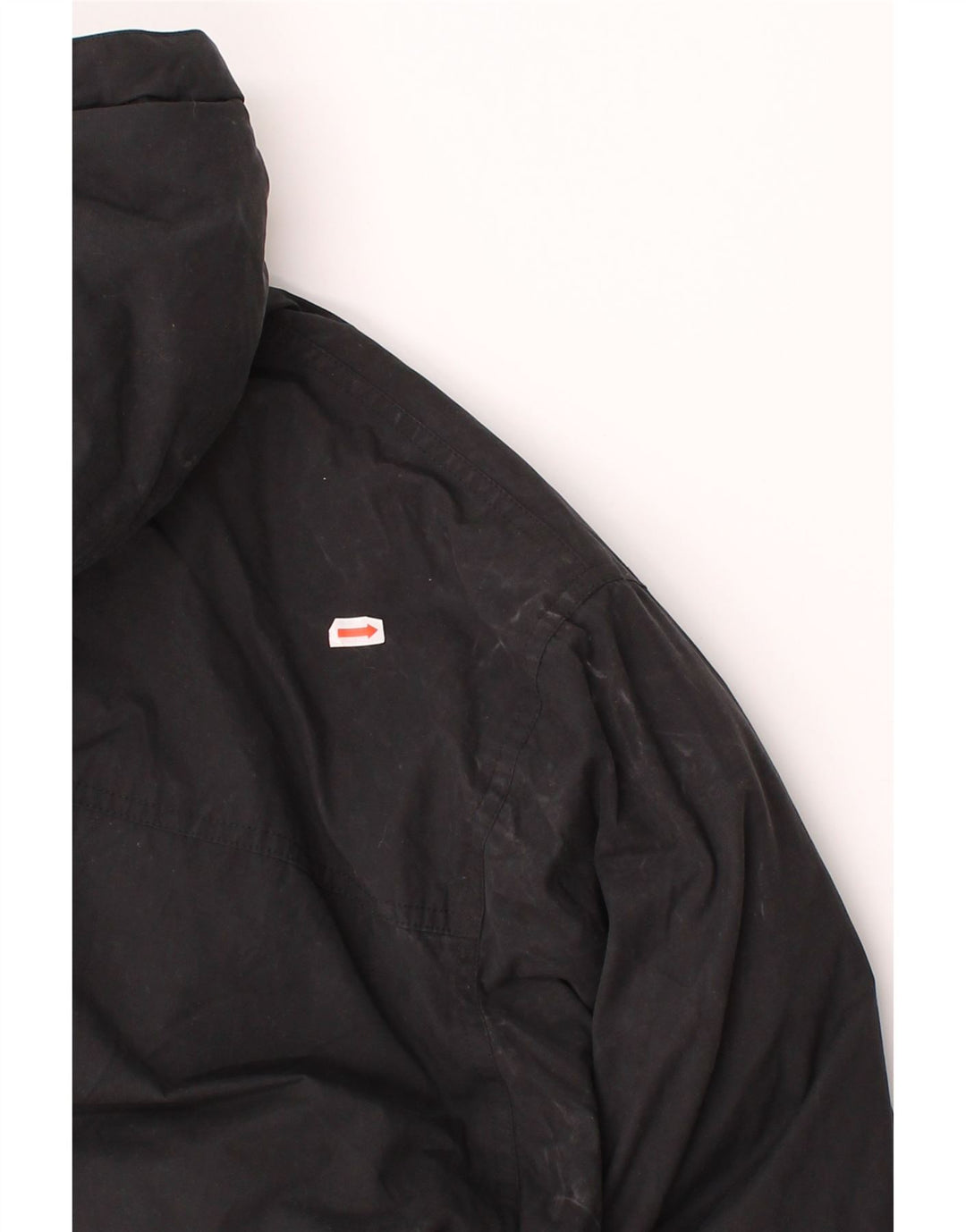 MARLBORO CLASSICS Mens Hooded Padded Coat UK 36 Small Black Polyester Vintage Marlboro Classics and Second-Hand Marlboro Classics from Messina Hembry 