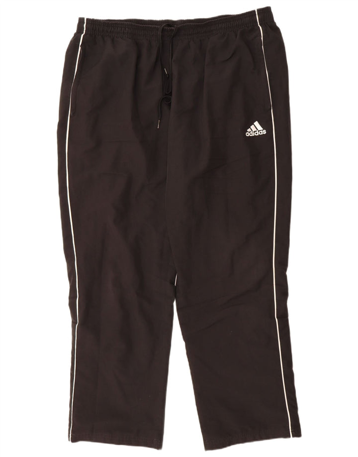 Adidas Mens Tracksuit Trousers 2XL  Black Polyester