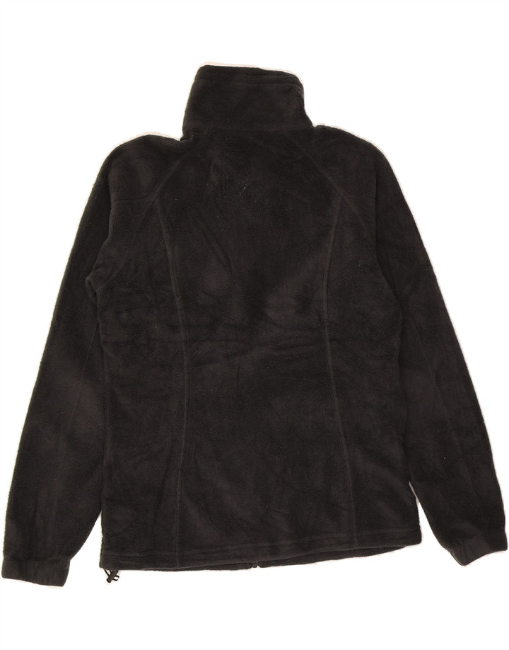 COLUMBIA Womens Boston Fleece Jacket UK 10 Small Black Polyester Vintage Columbia and Second-Hand Columbia from Messina Hembry 