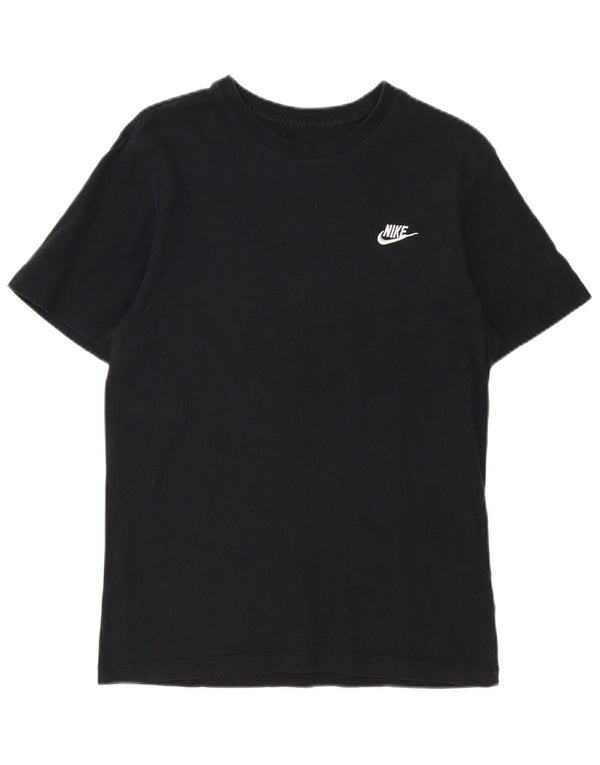 Nike Herren T-Shirt Top Small Schwarz Baumwolle