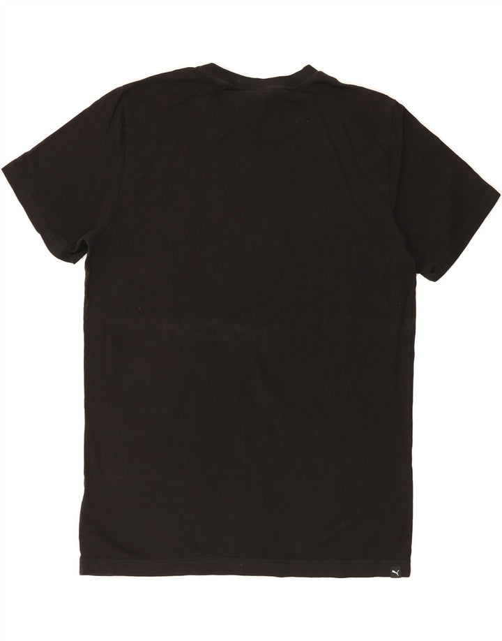 PUMA Mens Graphic T-Shirt Top Large Black Vintage Puma and Second-Hand Puma from Messina Hembry 
