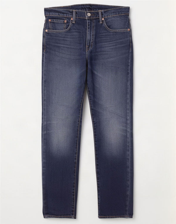 Levi's muške 502 sužene traperice W32 L34 plavi pamuk