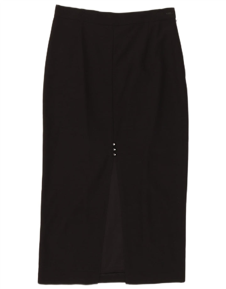 ELISA LANDRI Womens Maxi Skirt W30 Medium  Black