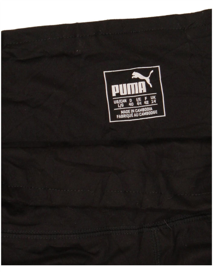 PUMA Womens Leggings UK 14 Large Black