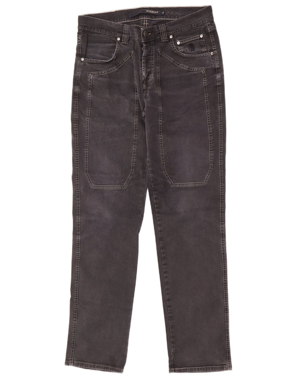 Jeckerson Mens Slim Jeans W33 L33 fekete pamut