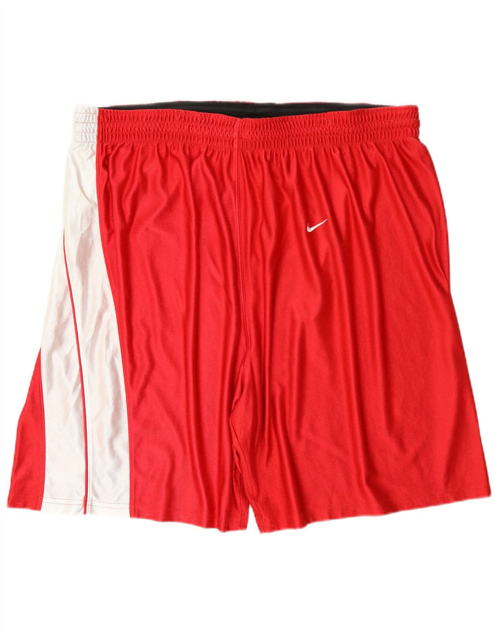 Pantaloncini sportivi da uomo Nike 3XL Rosso Colourblock Poliestere