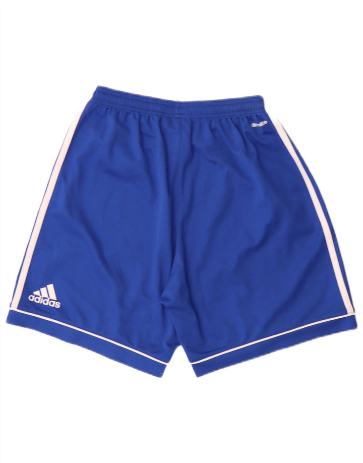 ADIDAS Mens Climalite Sport Shorts Small  Blue Polyester