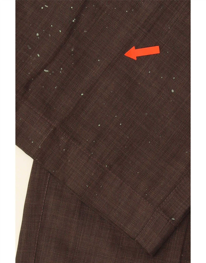 Champion Mens Straight Suit Trousers Medium W32 L30 Brown