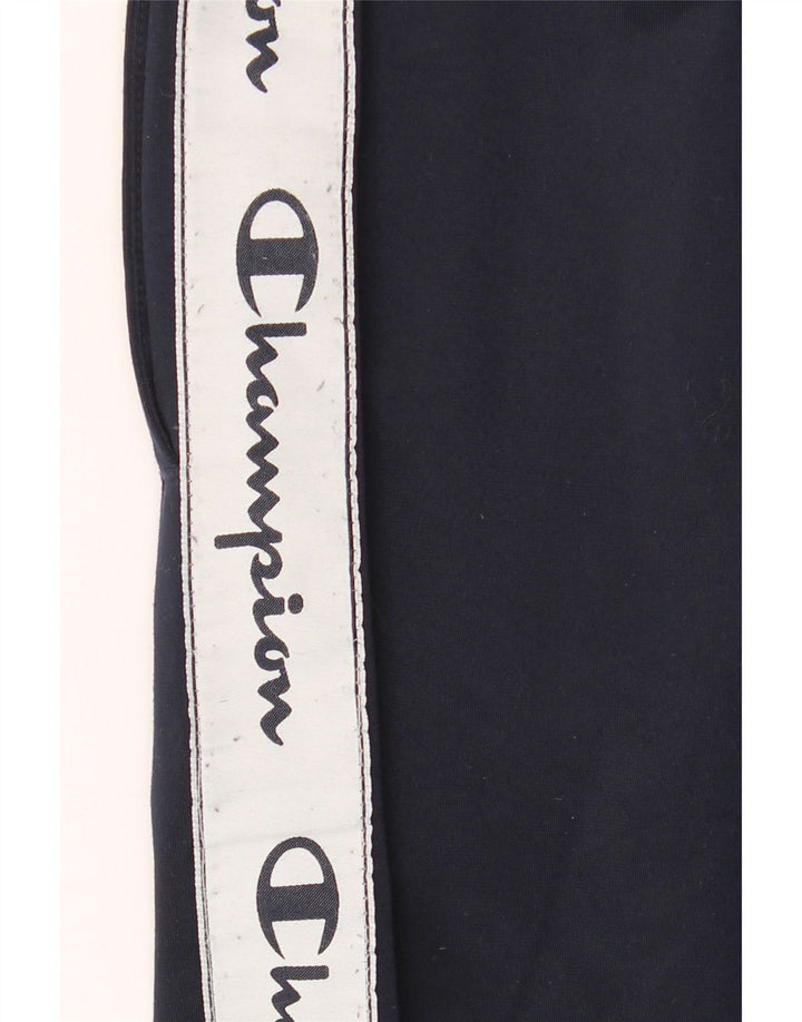 Champion Mens Graphic Tracksuit Trousers Medium  Navy Blue Colourblock
