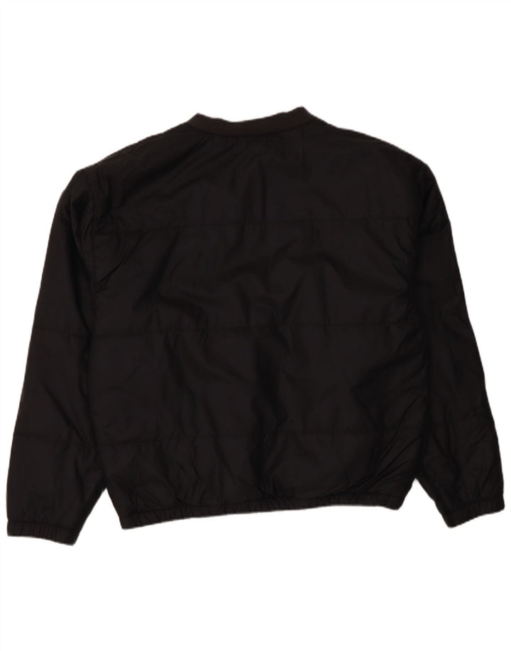 Giacca imbottita pullover oversize da uomo Adidas UK 34 XS poliestere nero