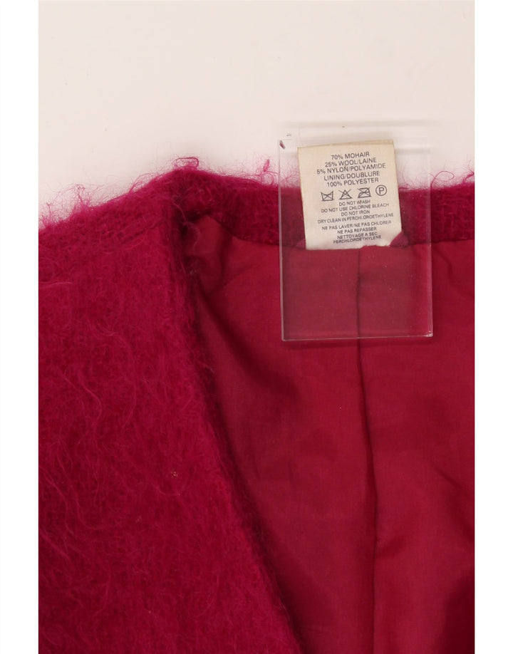 ALEXON Womens 2 Button Blazer Jacket UK 14 Large  Pink Mohair Vintage ALEXON and Second-Hand ALEXON from Messina Hembry 