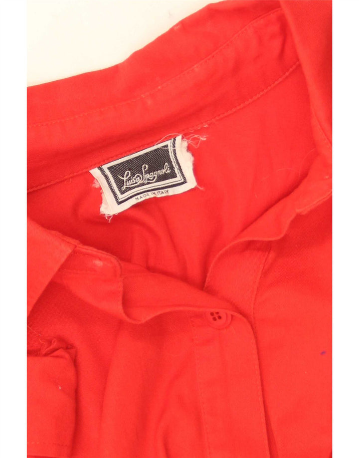 Luisa Spagnoli Womens Shift Dress UK 14 Large Red