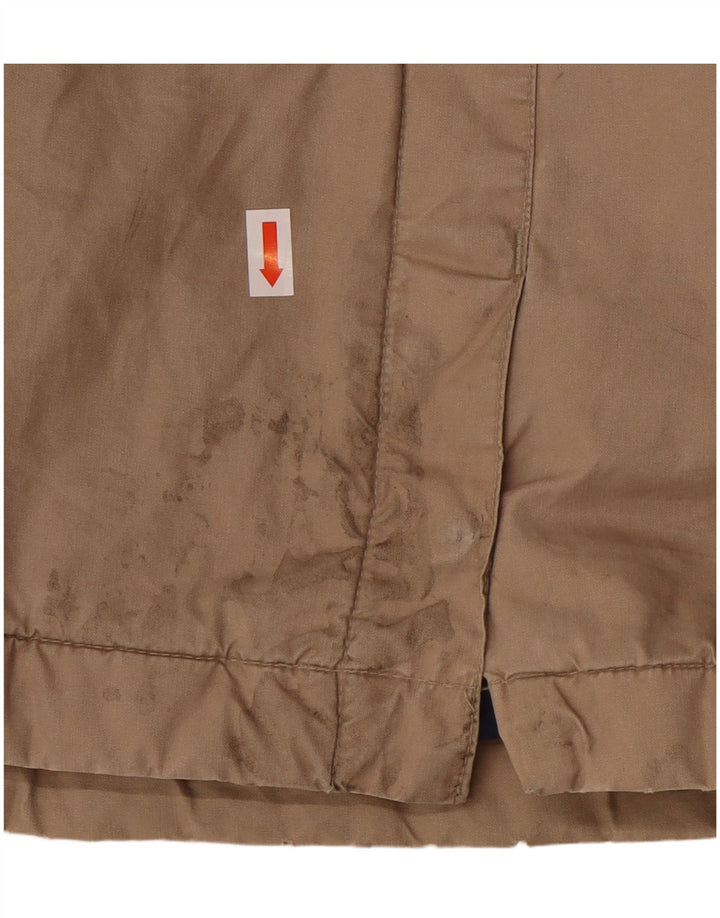 Nautica Mens Windbreaker Jacket UK 38 Medium Beige Polyester