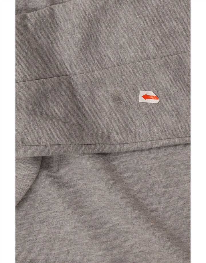 CHIARA FERRAGNI Womens Oversized Crop Sweatshirt Jumper UK 10 Small Grey