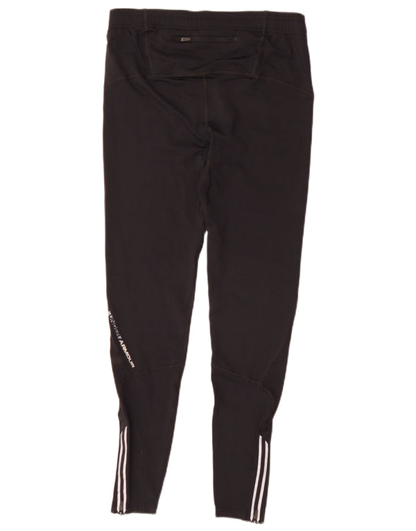 Under Armour Womens Heat Gear Leggings UK 18 XL Sort