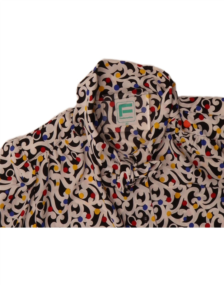 FRANKENWALDER Womens Crop Shirt Blouse EU 40 Medium Multicoloured Paisley Vintage Frankenwalder and Second-Hand Frankenwalder from Messina Hembry 