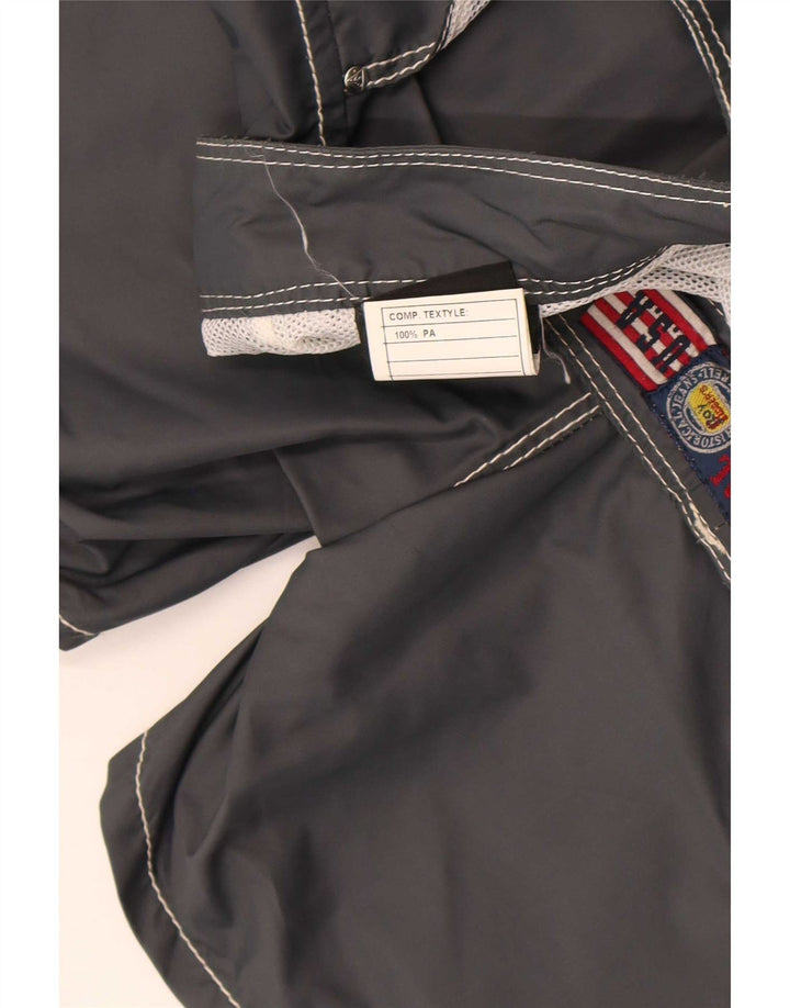 Roy Rogers Mens Swimming Shorts Medium Grey Polyamide