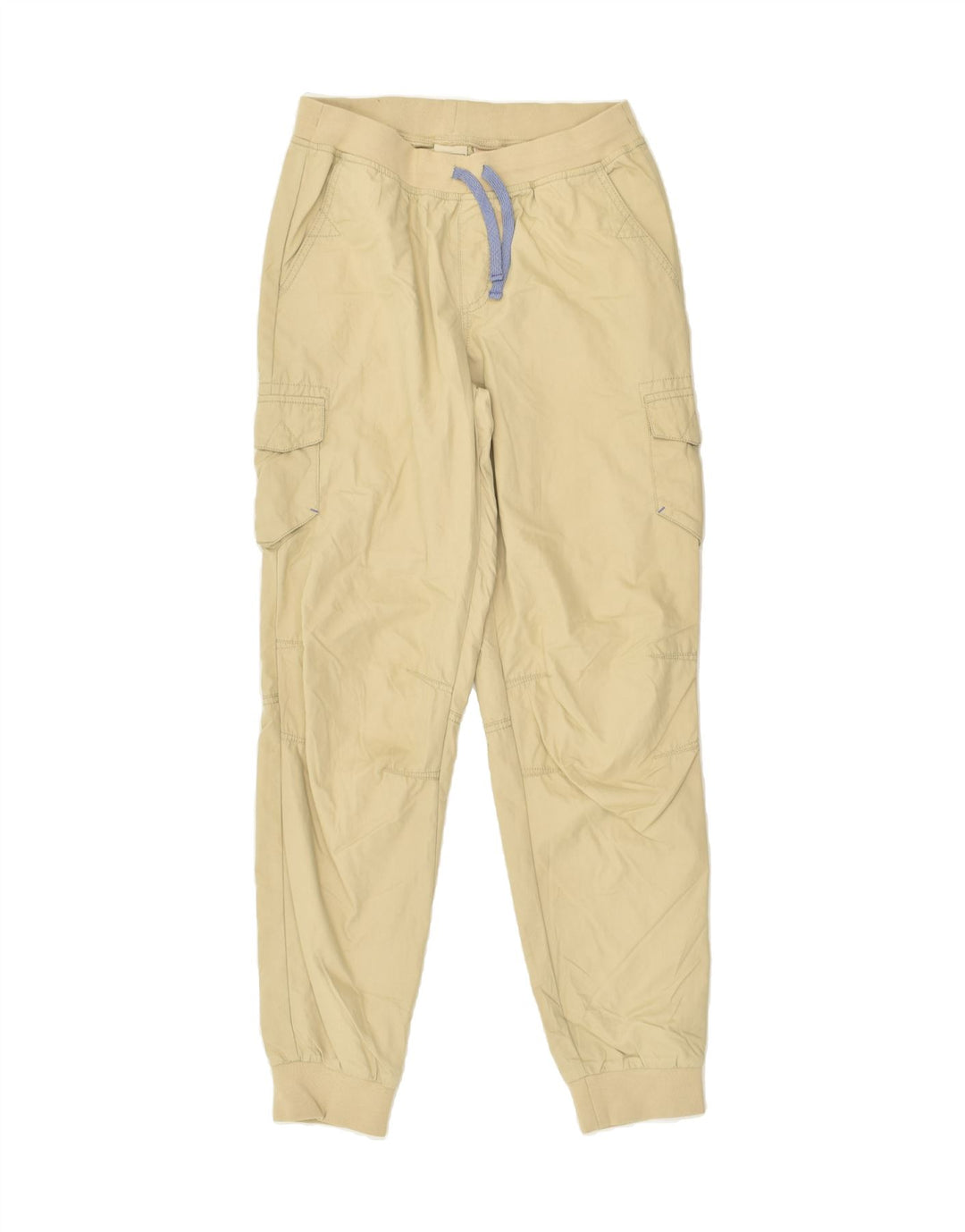 L.L.BEAN Girls Joggers Cargo Trousers 15-16 Years W28 L28 Beige Cotton | Vintage L.L.Bean | Thrift | Second-Hand L.L.Bean | Used Clothing | Messina Hembry 