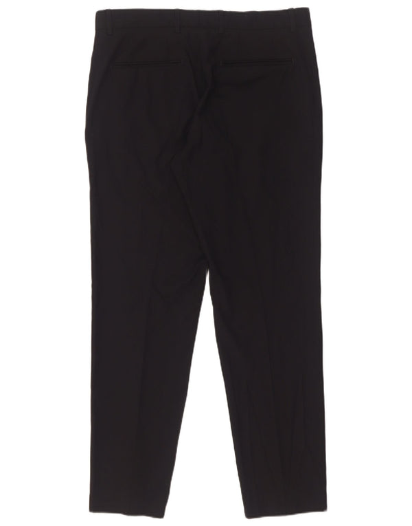 Zara Mens Slim Chino Trousers EU 40 Medium W31 L29 Black