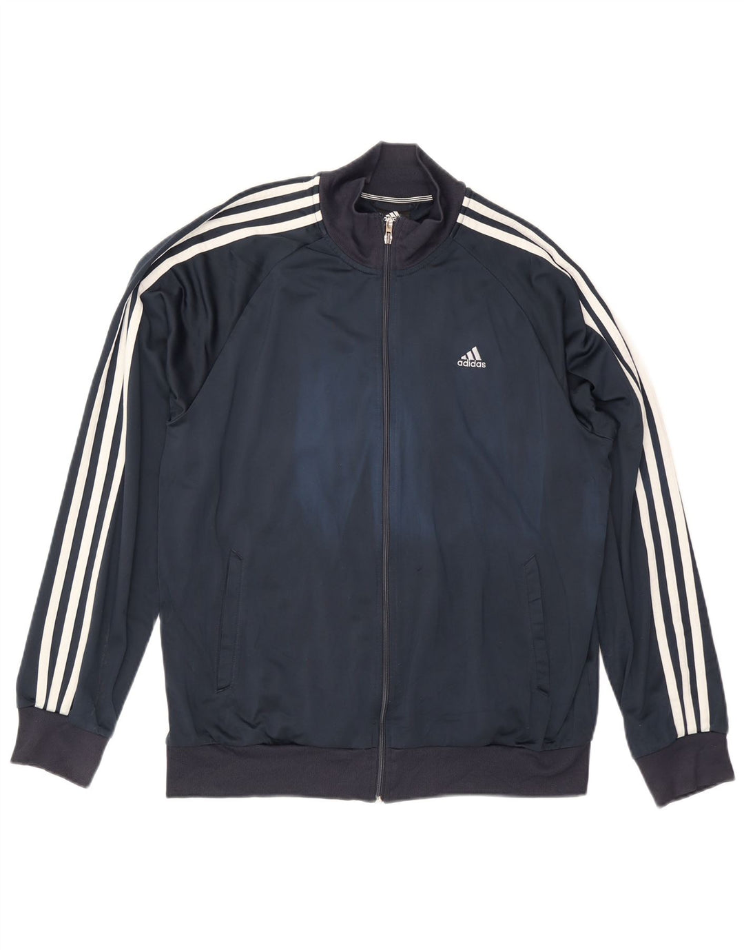 Adidas Mens Clima 365 Tracksuit Top Jacket Large Navy Blue Polyester