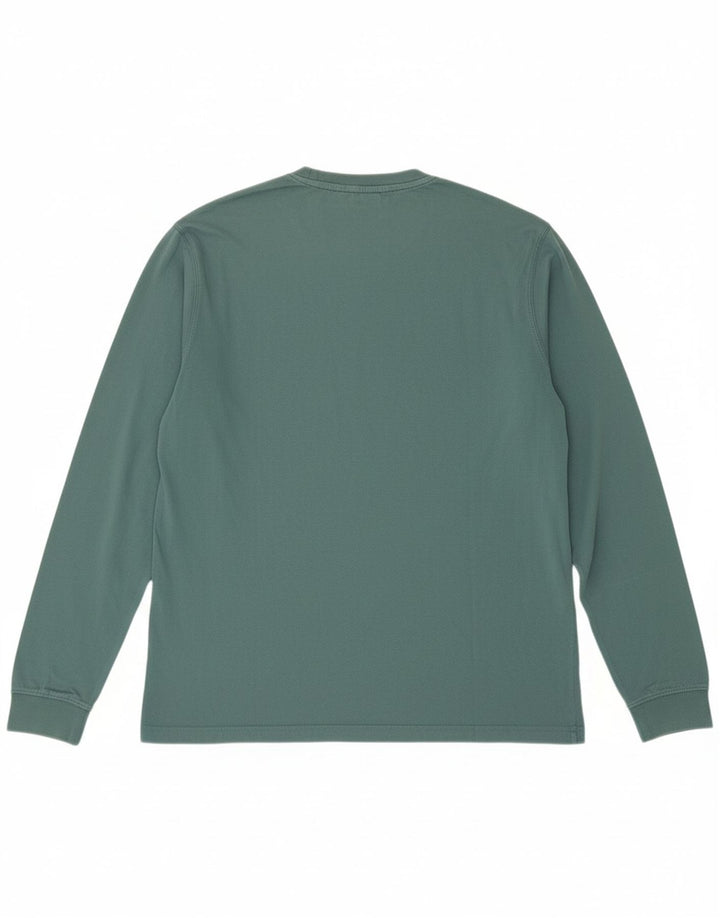 CARRERA Mens Graphic Top Long Sleeve 2XL Blue Cotton