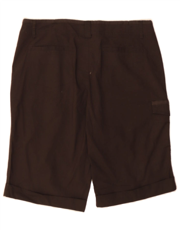 DKNY Womens Cargo Shorts US 10 Large W36  Black Cotton Vintage Dkny and Second-Hand Dkny from Messina Hembry 