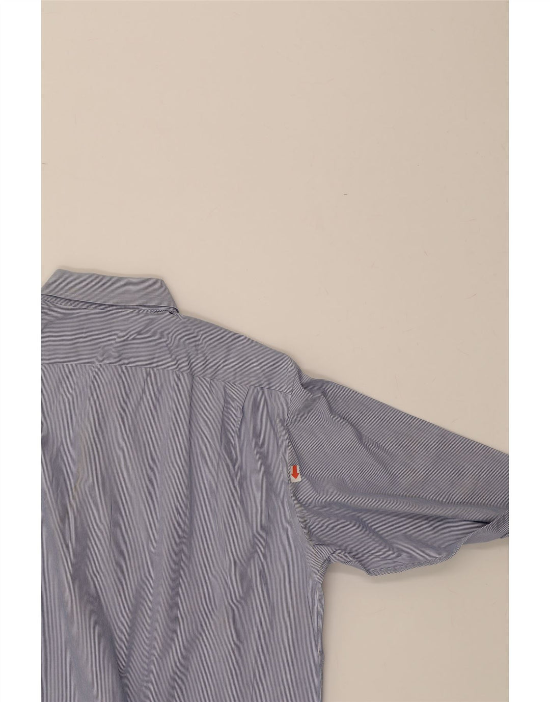 LACOSTE Mens Shirt Size 40 Medium Blue Pinstripe Vintage Lacoste and Second-Hand Lacoste from Messina Hembry 