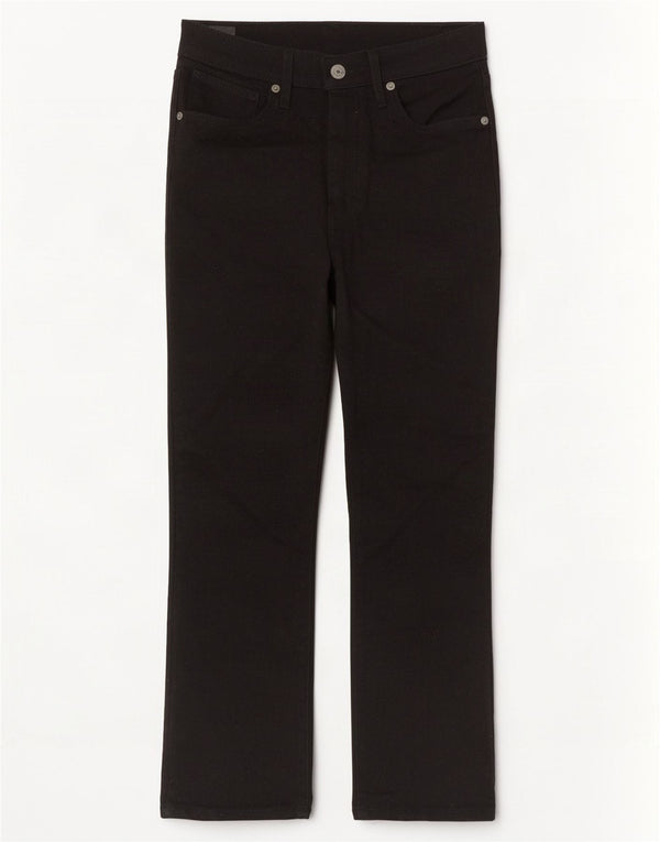 Pantaloni casual dritti da donna Levi's W28 L26 cotone nero