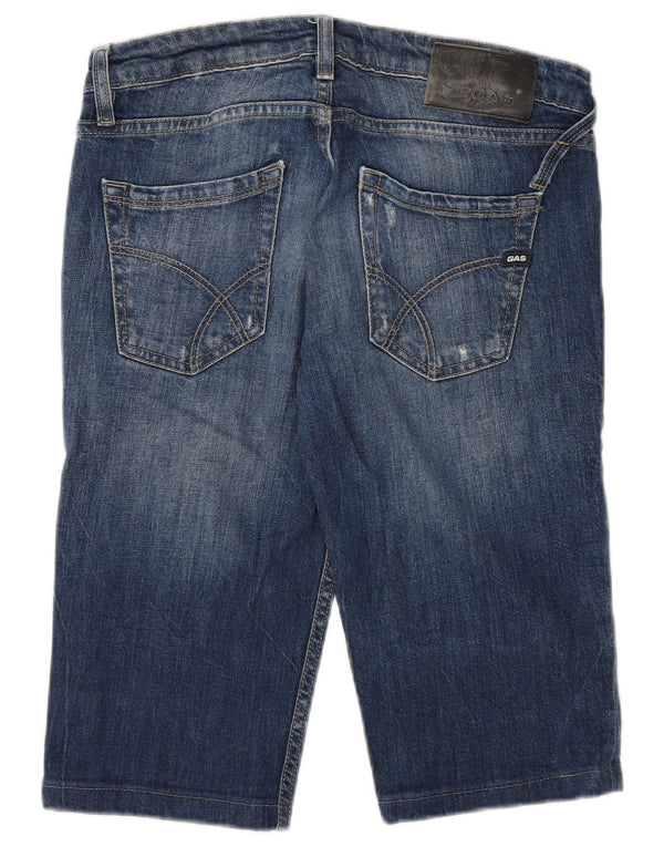 Pantaloni scurți din denim pentru bărbați Gas W29 Small Blue Bumbac