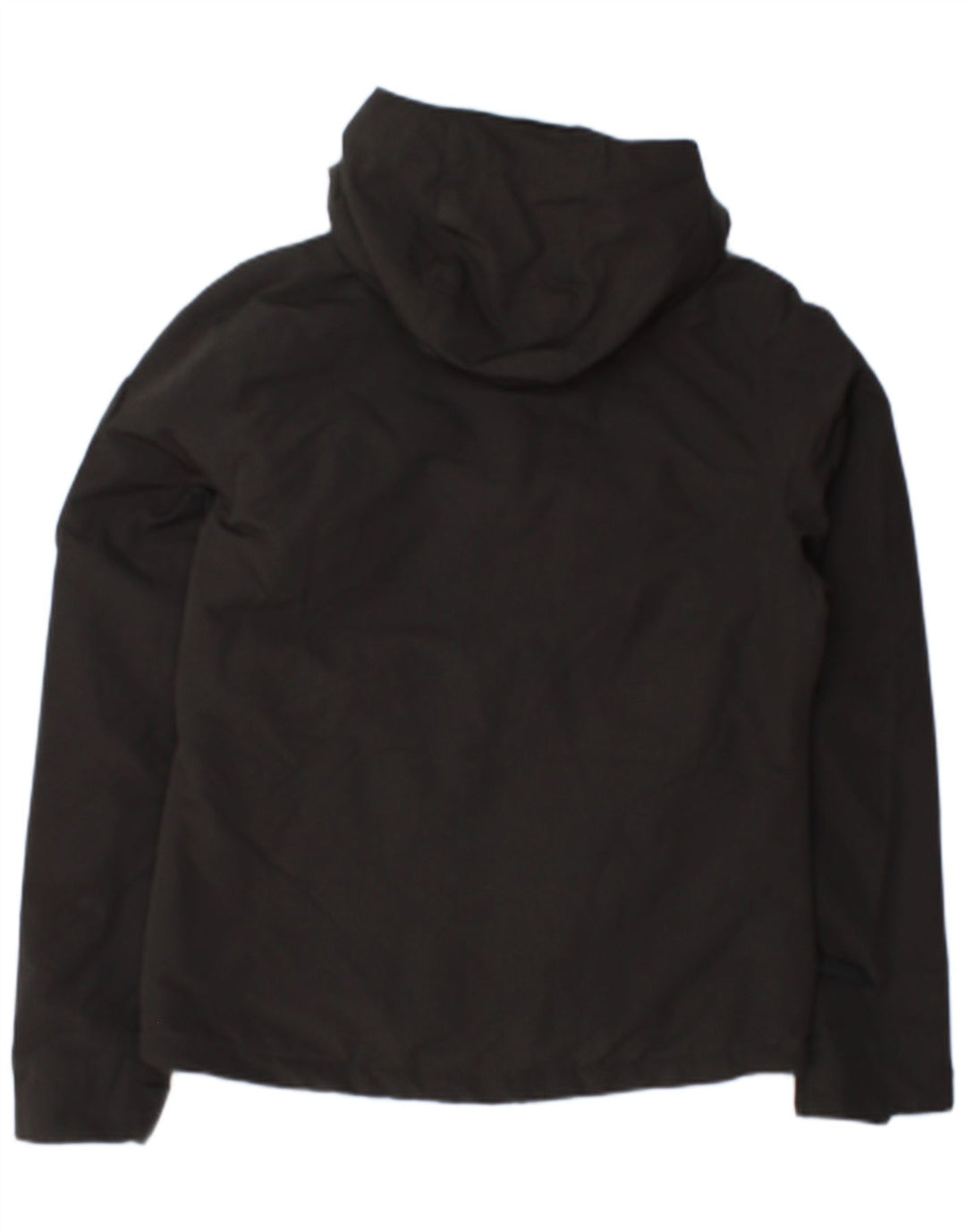 Superdry Womens Hooded Windbreaker Jacket UK 10 Small Black Polyester