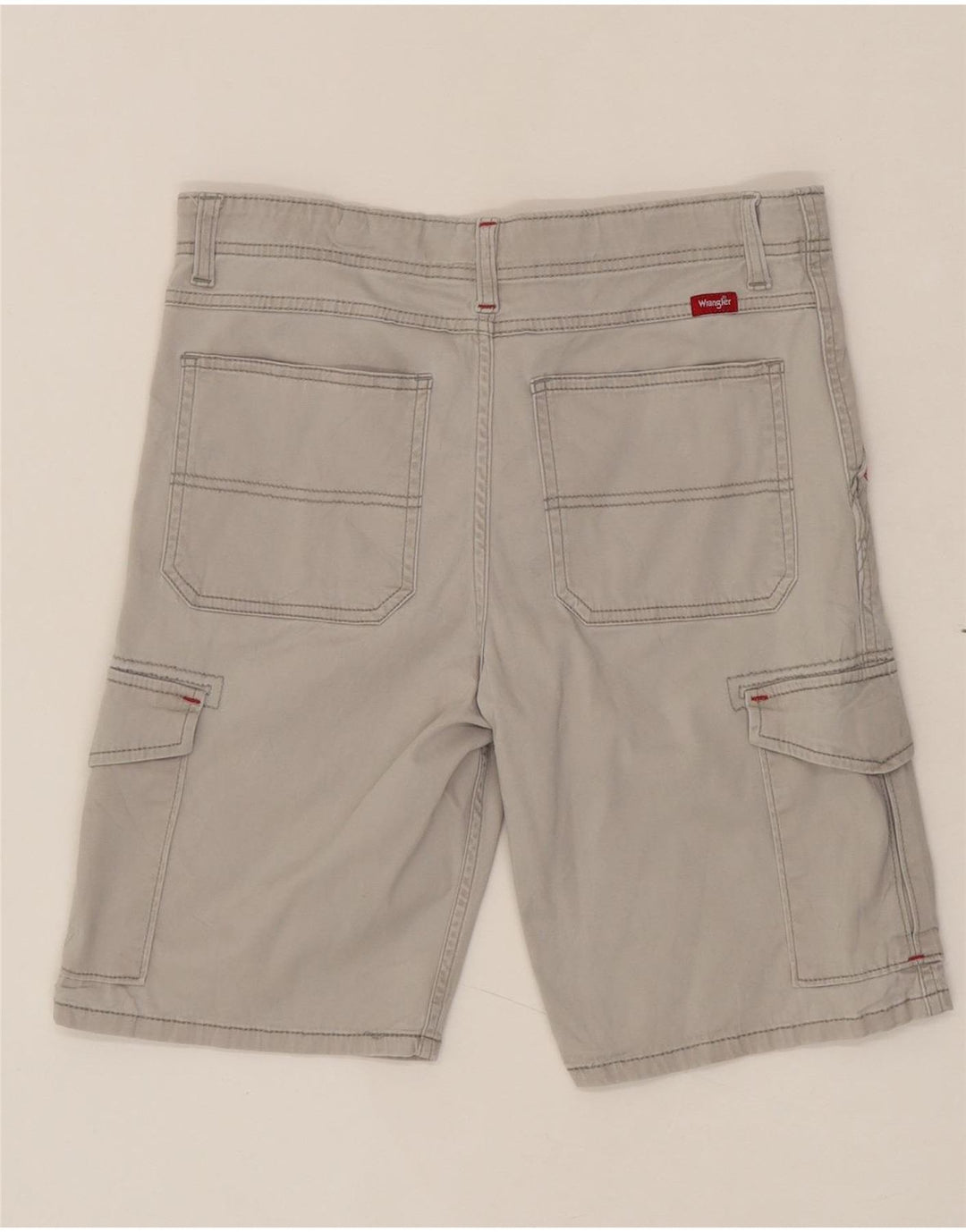 WRANGLER Boys Regular Cargo Shorts 15-16 Years W30 Beige Cotton Vintage Wrangler and Second-Hand Wrangler from Messina Hembry 