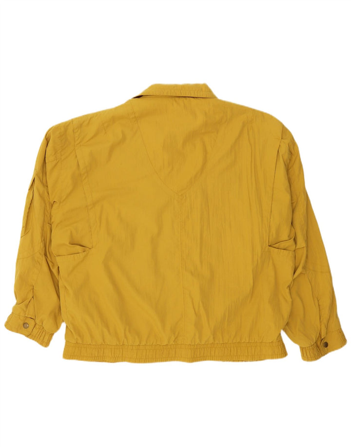 VINTAGE Womens Utility Jacket IT 54 3XL Gul Polyester