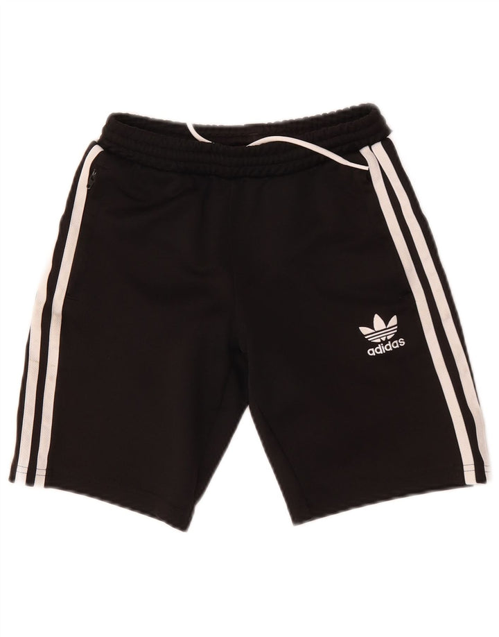 Adidas Boys Sport Shorts 9-10 Years Black Polyester