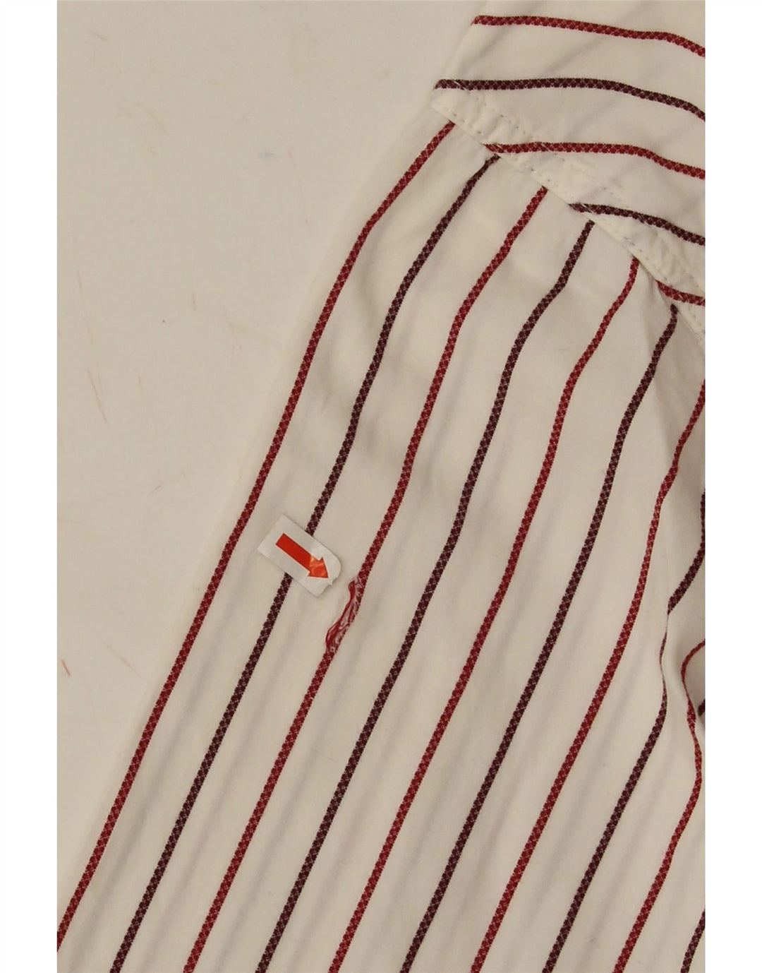 Wrangler Mens Shirt XL White Striped Cotton