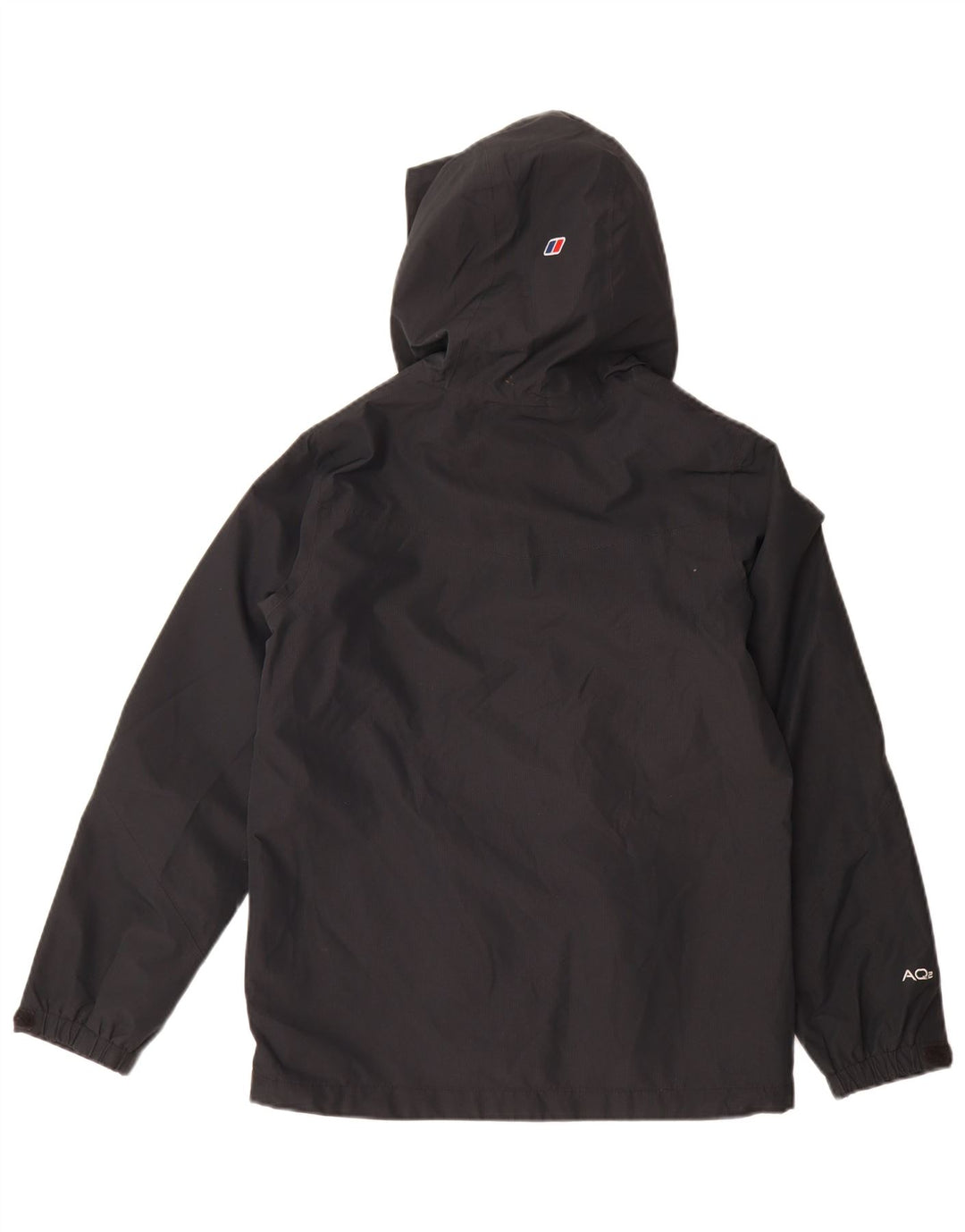 Berghaus Boys Hooded Windbreaker Jacket 11-12 Years Black Polyester