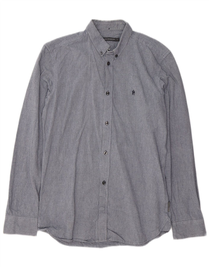 FRENCH CONNECTION Mens Shirt Small Blue Cotton