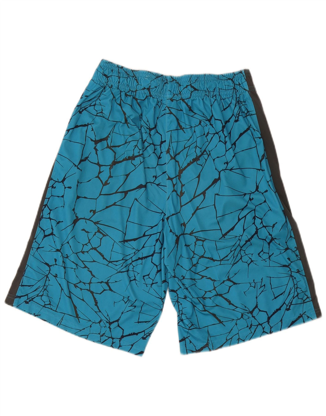 Pantaloni scurți sport Reebok pentru bărbați, cu model abstract, XL, poliester, albastru