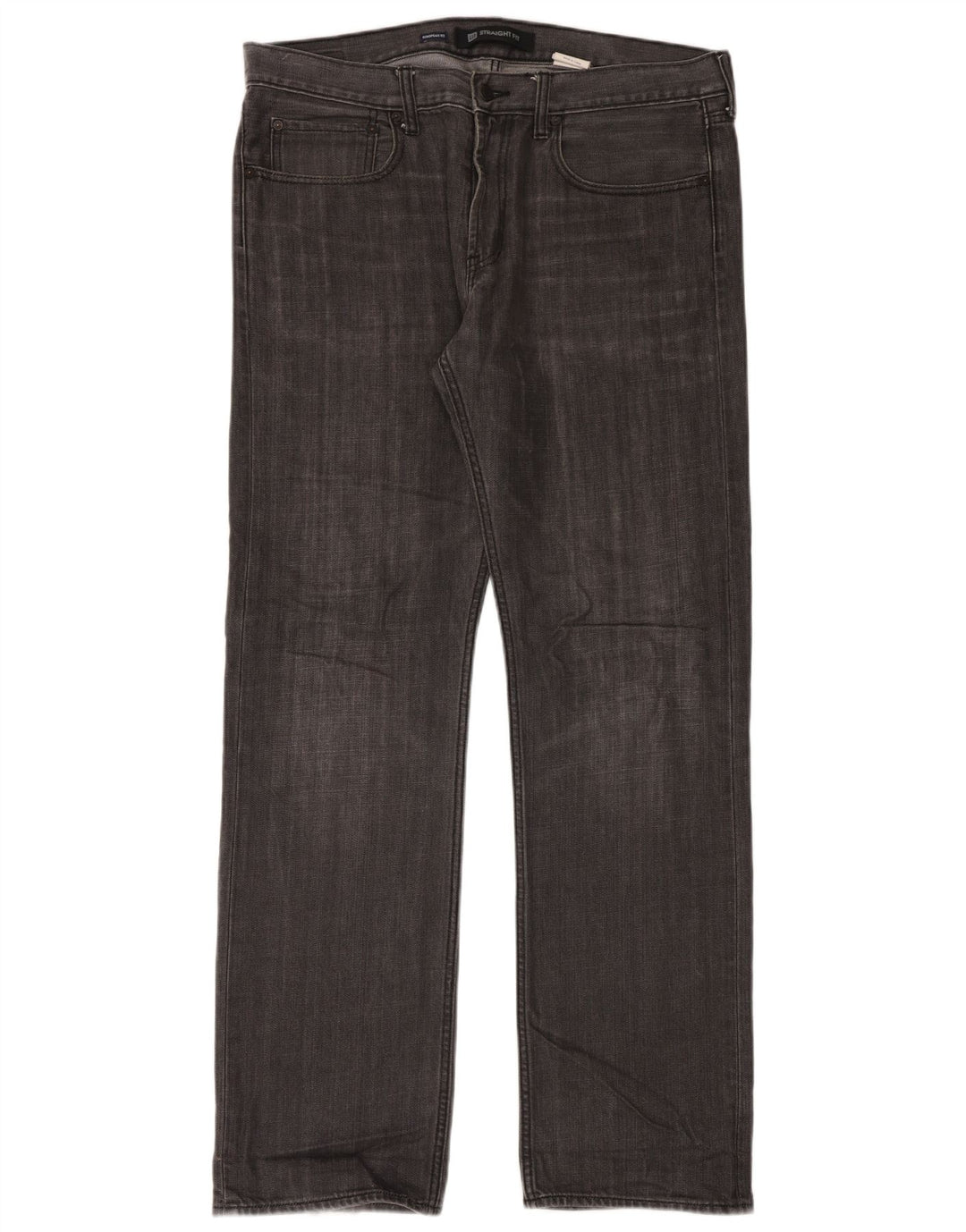 Gap Mens Straight Jeans W36 L34 Grey Flecked Cotton