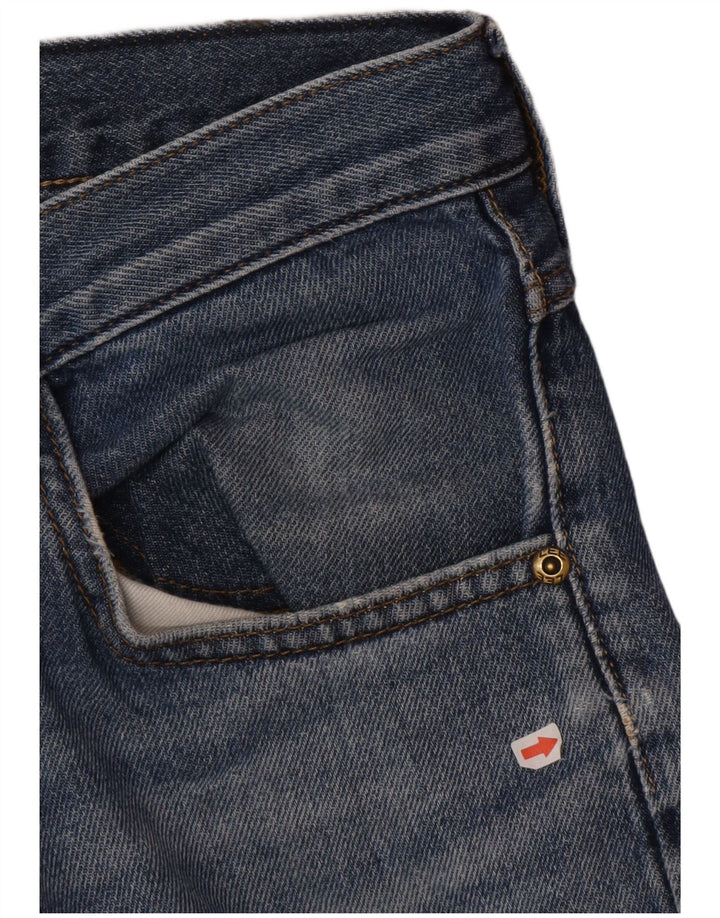 Lee Mens 5 Pocket Short Denim Shorts W31 Medium Blue Cotton