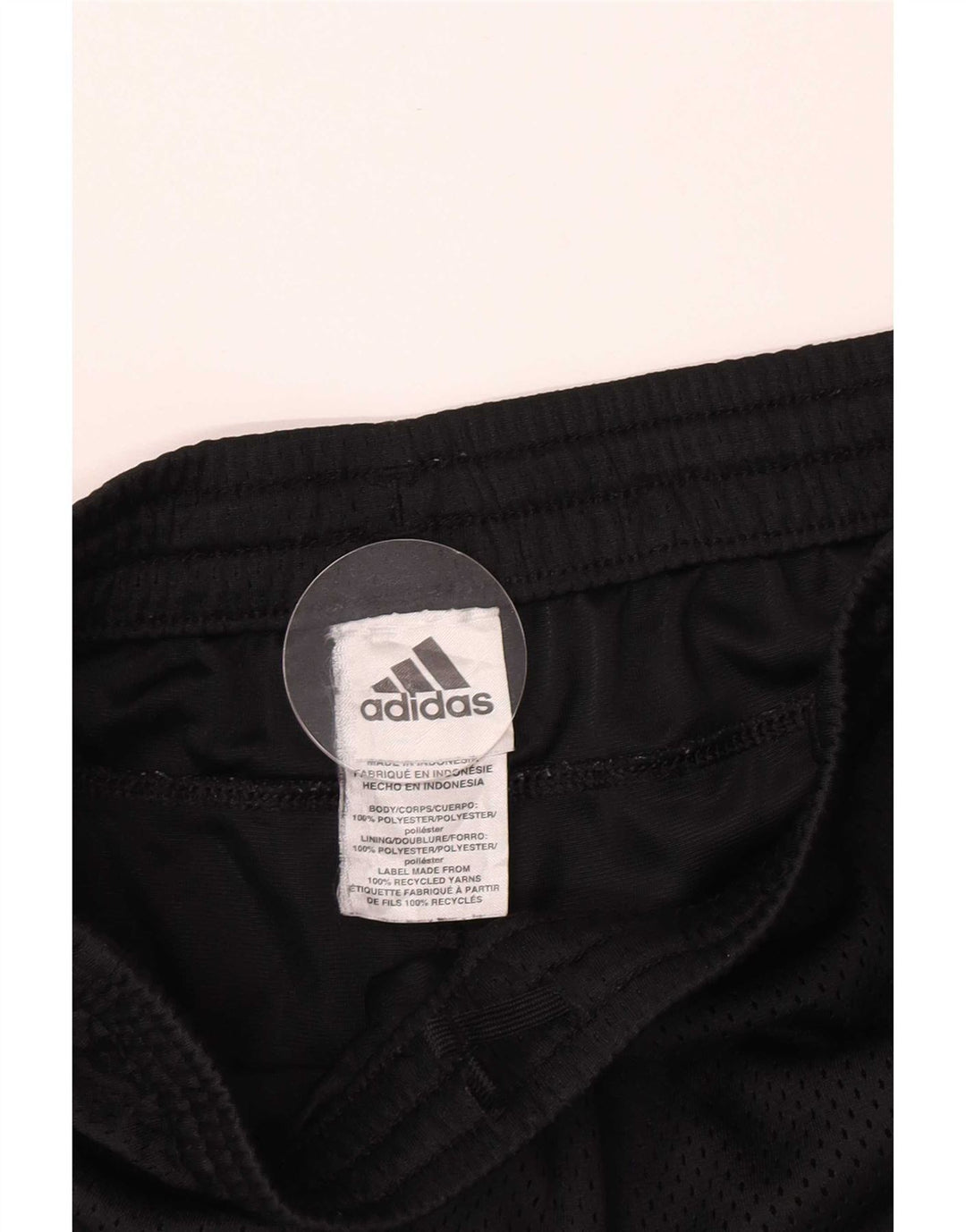 Adidas Boys Sport Shorts 8-9 Years Small Black Polyester