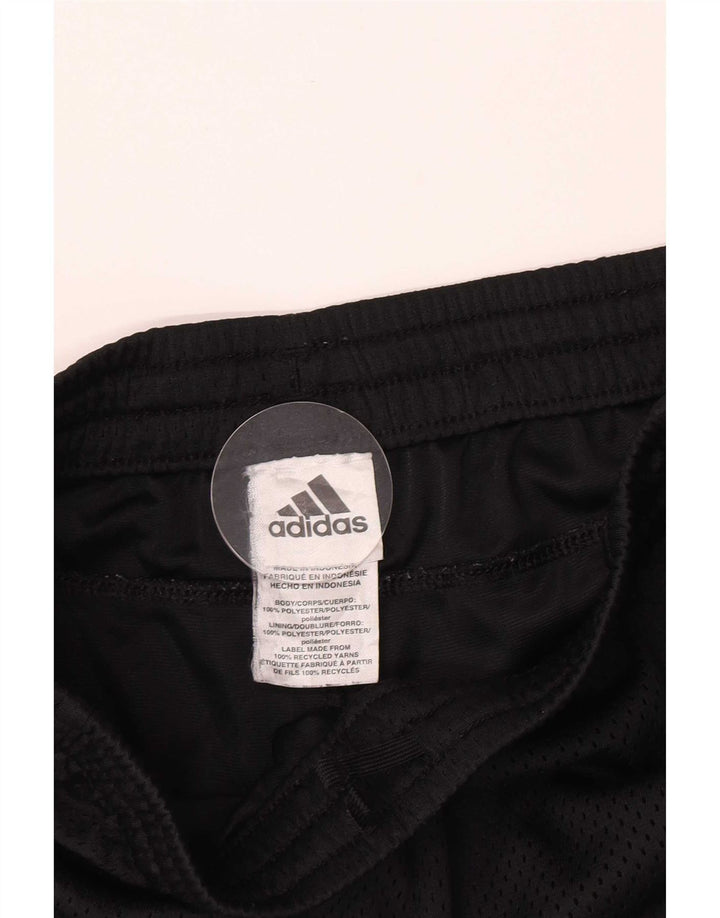 Adidas Boys Sport Shorts 8-9 Years Small Black Polyester