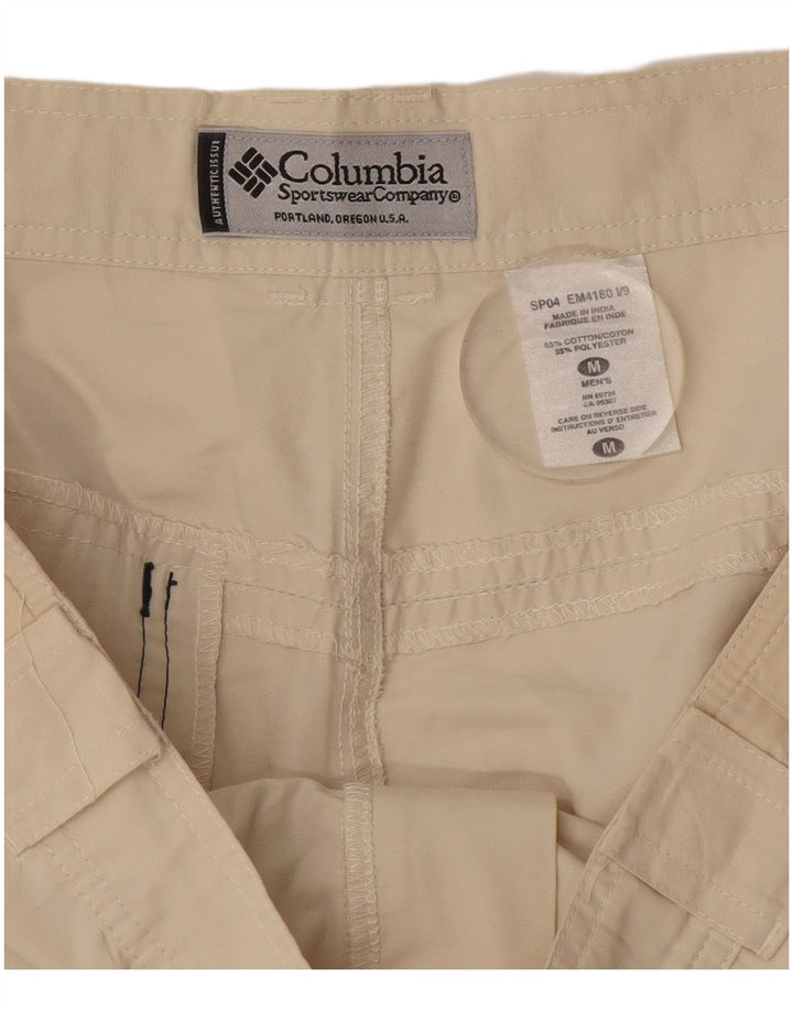 Pantaloncini cargo Columbia da uomo medi W32 in cotone beige