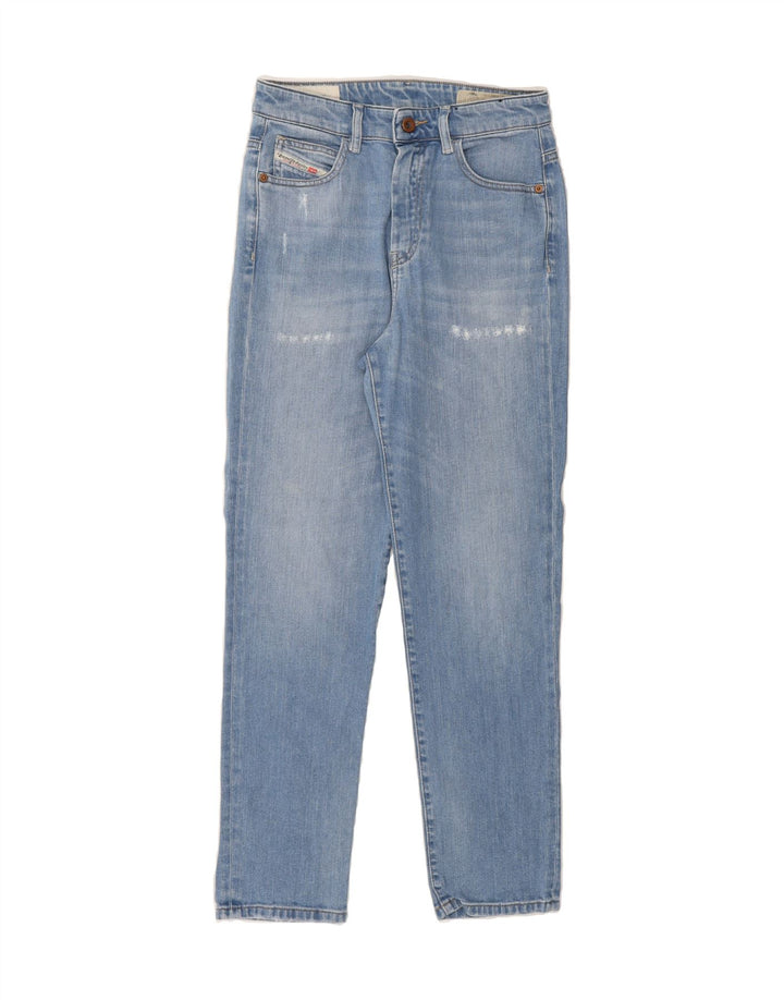 DIESEL Womens Distressed Slim Jeans W27 L27 Blue Cotton Vintage Diesel and Second-Hand Diesel from Messina Hembry 
