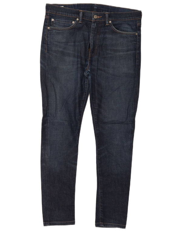 Levi's Mens 510 Skinny Jeans 34 L29 Navy Blue Cotton