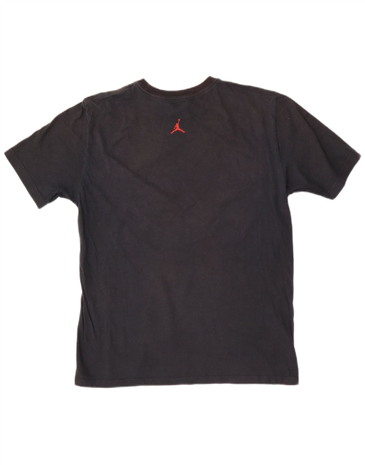 Jordan Herre Grafisk T-Shirt Top Medium Sort