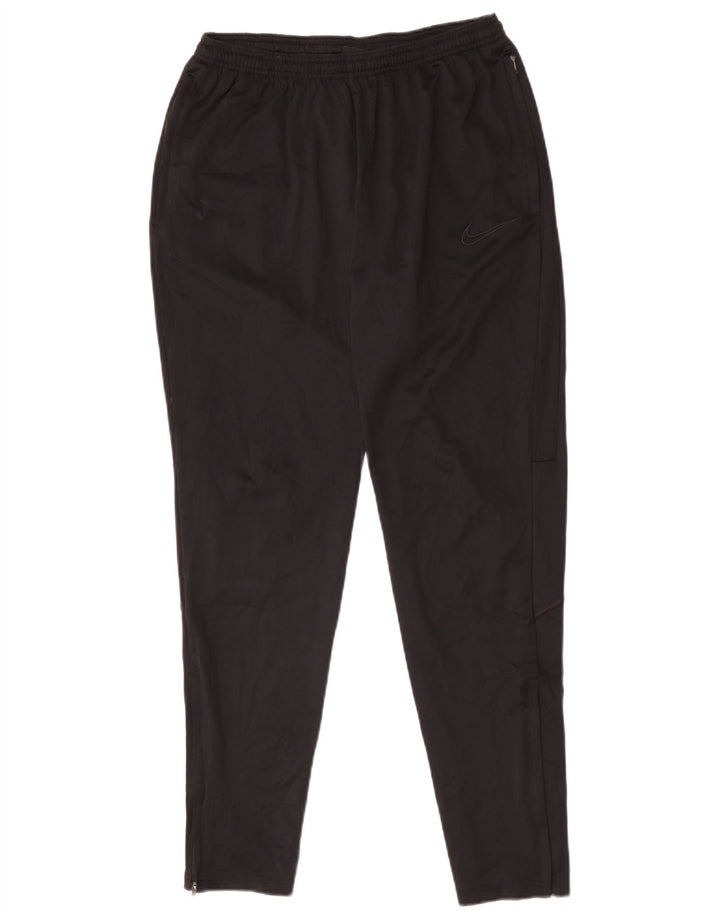 Nike Mens Dri Fit Tracksuit Trousers Large Black Polyester