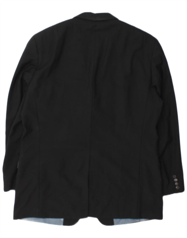 Ανδρικό σακάκι σακάκι Hugo Boss UK 44 2XL Μαύρο με 3 κουμπιά