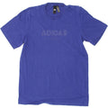 ADIDAS Mens Graphic T-Shirt Top Medium Blue Cotton Vintage Adidas and Second-Hand Adidas from Messina Hembry 