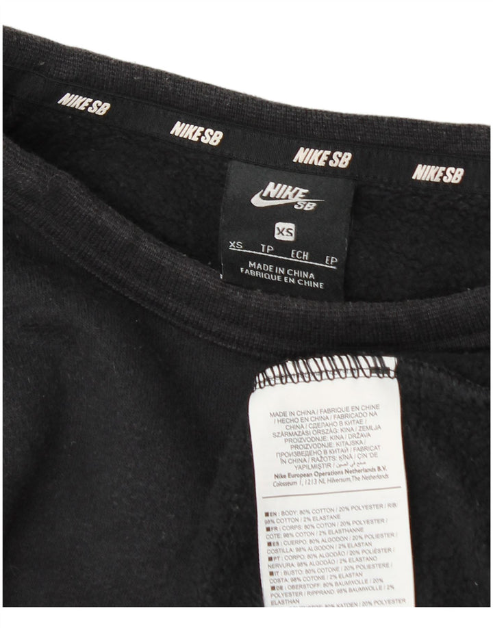 Felpa Nike Uomo Maglia XS Cotone Grigio