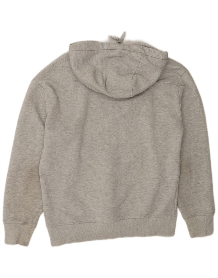 Zara Mens Hoodie Jumper Medium Grey Flecked